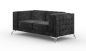 Preview: MODELL „WASHINGTON“  2 - SITZER SOFA IN SAMTSTOFF VELVET PREMIUM