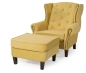 Preview: CHESTERFIELD „BEDFORD“ SESSEL & HOCKER IN VINTAGE WILDLEDER LOOK PREMIUM