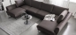 Preview: MODELL „LARCO“ ECKSOFA IN U-FORM IN ALCANTARA LOOK  *)