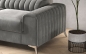 Preview: MODELL „LARGO “ ECKSOFA MIT BETTFUNKTION IN STOFF „VELVET“ PREMIUM