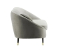 Preview: MODELL:  Mademoiselle mit Rippenstruktur 2,5 SITZER SOFA IN SAMTSTOFF „ VELOURS “ PREMIUM