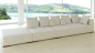 Preview: MODELL: MAGNUM IN ALCANTARA LOOK ! MODULARES SOFA