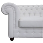 Preview: MODELL:  " CHESTERFIELD EMPIRE " 2-SITZER SOFA IN LEDER LOOK PREMIUM