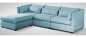 Preview: MODELL „HEAVEN“ MODULARES SOFA ( 3 TEILE ) IN SAMTSTOFF VELVET PREMIUM