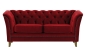 Preview: MODELL: "NEW YORK" 2-SITZER SOFA IN SAMTSTOFF „ VELOURS “ PREMIUM