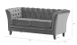 Preview: MODELL: "NEW YORK" 2-SITZER SOFA IN SAMTSTOFF „ VELOURS “ PREMIUM