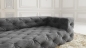 Preview: MODELL "CHESTERFIELD PLATINUM" 3 SITZER SOFA IN SAMTSTOFF VELVET !