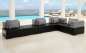 Preview: Modell VICTORIA: LEDER LOOK: 2 FARBIG - MODULARES SOFA IN 7 TEILEN
