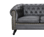 Preview: MODELL:  " CHESTERFIELD ROYCE " 3- SITZER SOFA IN LEDER LOOK PREMIUM