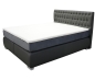 Preview: MODELL:  " DREAM" BOXSPRINGBETT MIT TOPPER 140 x 200 cm & 160 x 200 cm & 180 x 200 cm IN SAMTSTOFF VELVET PREMIUM