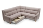 Preview: MODELL " WAY", MODULARES ECKSOFA IN STOFF ( ORION , freie Farbwahl) !