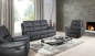 Preview: MODELL "TWINS",  3-SITZER SOFA MIT RELAXFUNKTION IN ECHTLEDER ( NATURELLE & EVOLUTION , freie Farbwahl) !