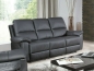 Preview: MODELL "TWINS",  3-SITZER SOFA MIT RELAXFUNKTION IN ECHTLEDER ( NATURELLE & EVOLUTION , freie Farbwahl) !