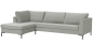 Preview: MODELL: "FLOYD" ECKSOFA IN SAMTSTOFF „ VELOURS “ PREMIUM