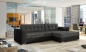 Preview: MODELL „SINFONIE“ ECKSOFA MIT BETTFUNKTION IN STOFF „VELVET“ PREMIUM