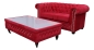 Preview: MODELL CHESTERFIELD COUCHTISCH, KAFFEETISCH, BEISTELLTISCH IN STOFF VELVET (*) / MESSENEUHEIT !