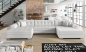 Preview: MODELL „ VENTO “ ECKSOFA IN U-FORM IN SAMTSTOFF VELVET *)