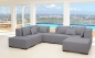 Preview: Modell VICTORIA: IN SAMTSTOFF VELVET - MODULARES SOFA