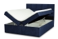 Preview: MODELL:  " QUEEN VICTORIA " BOXSPRINGBETT MIT TOPPER 160 x 200 & 180 x 200 & 200 x 200 cm IN SAMTSTOFF VELVET PREMIUM