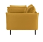 Preview: MODELL:  VICTORIA 2-SITZER SOFA IN SAMTSTOFF „ KRONOS “