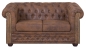 Preview: MODELL:  " CHESTERFIELD “ 2 - SITZER SOFA IN VINTAGE WILDLEDER LOOK PREMIUM