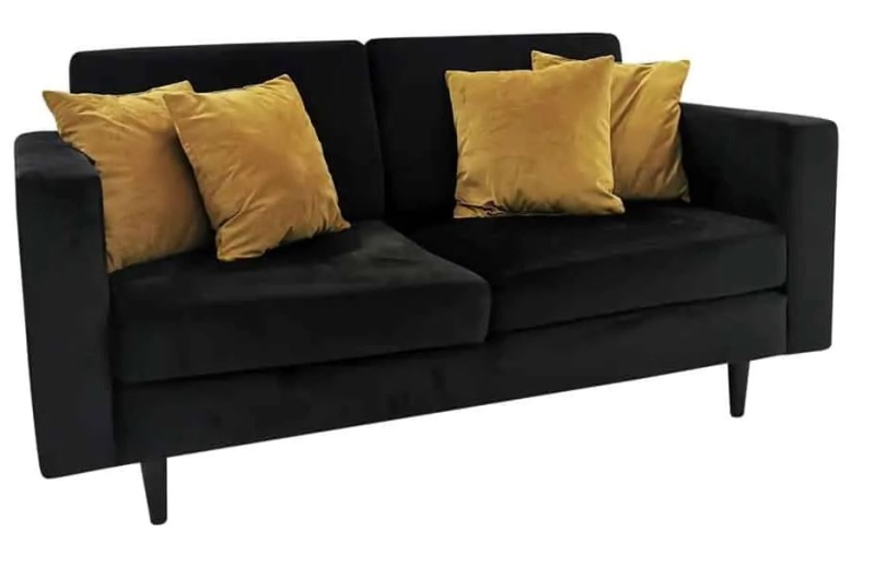 MODELL "LIVERPOOL" 2-SITZER SOFA IN SAMTSTOFF PREMIUM