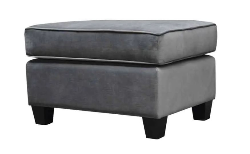 MODELL "ROSSO" HOCKER IN SAMTSTOFF PREMIUM