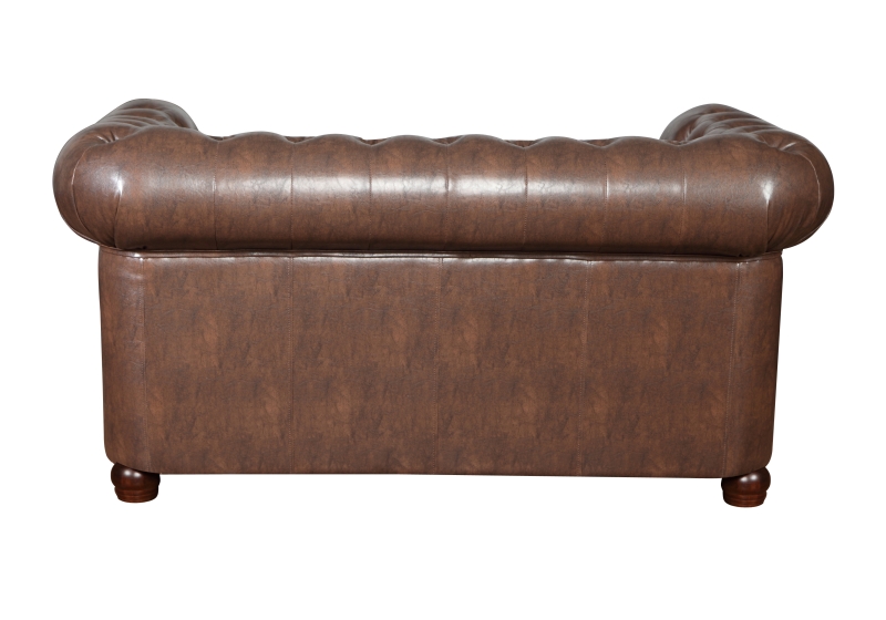 MODELL:  " CHESTERFIELD CLASSIC “  2 - SITZER SOFA IN  LEDER LOOK PREMIUM