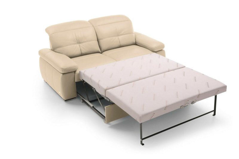 MODELL "LEGEND", 2,5-SITZER SOFA MIT BETTFUNKTION, IN ECHTLEDER ( NATURELLE & EVOLUTION , freie Farbwahl) !