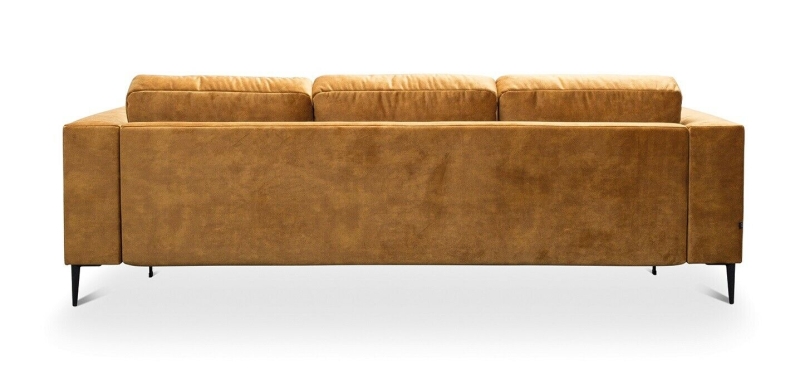 MODELL "LUZI", 3-SITZER SOFA MIT BETTFUNKTION, IN STOFF ( ADORE – freie Farbwahl ) !