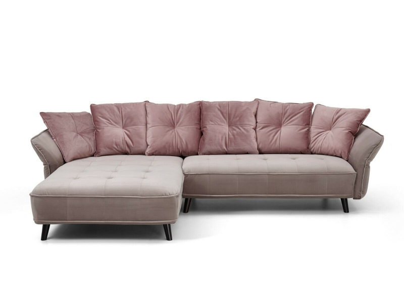 MODELL "CHARMING", ECKSOFA IN STOFF ( BRUSSELS – freie Farbwahl ) !