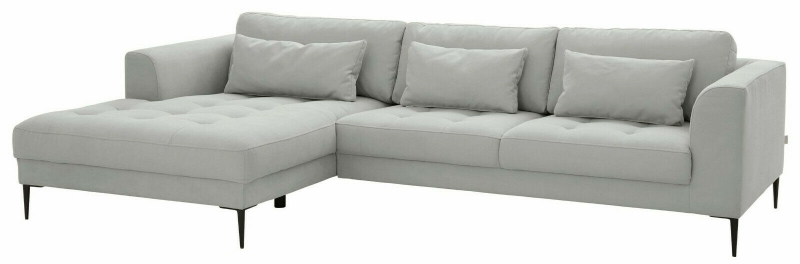 MODELL "LUZI", ECKSOFA MIT BETTFUNKTION, STAURAUM, IN STOFF ( ADORE – freie Farbwahl ) !