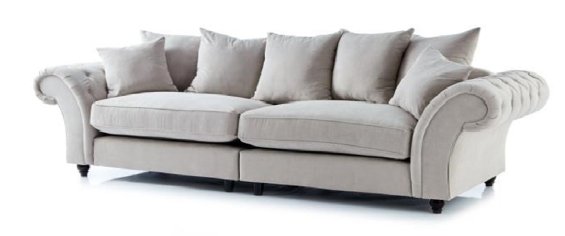 MODELL „DALLAS“ 3 - SITZER SOFA IN SAMTSTOFF VELVET PREMIUM