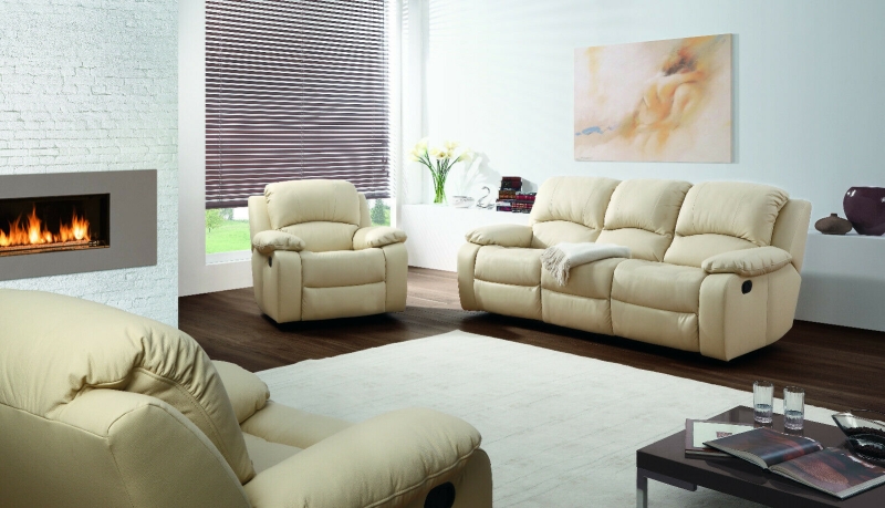 MODELL "OPERA", 3-SITZER SOFA MIT RELAXFUNKTION, IN ECHTLEDER ( NATURELLE & EVOLUTION , freie Farbwahl) !