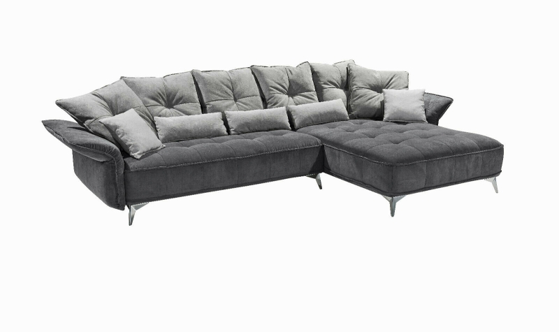 MODELL "CHARMING", ECKSOFA IN STOFF ( BRUSSELS – freie Farbwahl ) !