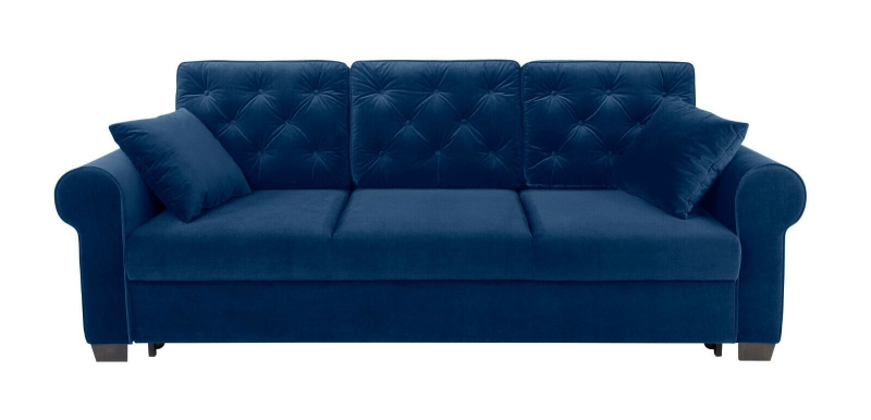 MODELL "ARLES", 3-SITZER SOFA MIT BETTFUNKTION UND STAURAUM, IN STOFF ( MONOLITH, freie Farbwahl ) !