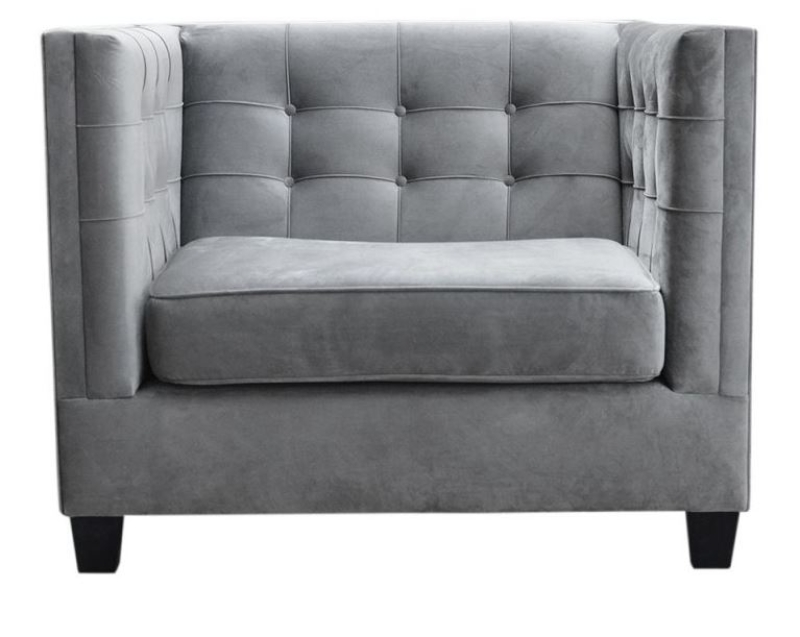 MODELL "ROSSO" SESSEL IN SAMTSTOFF PREMIUM
