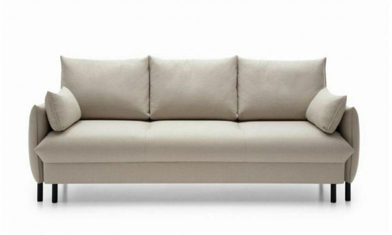 MODELL "NESTO", 3-SITZER SOFA MIT BETTFUNKTION, IN STOFF ( CAMELEON – freie Farbwahl ) !