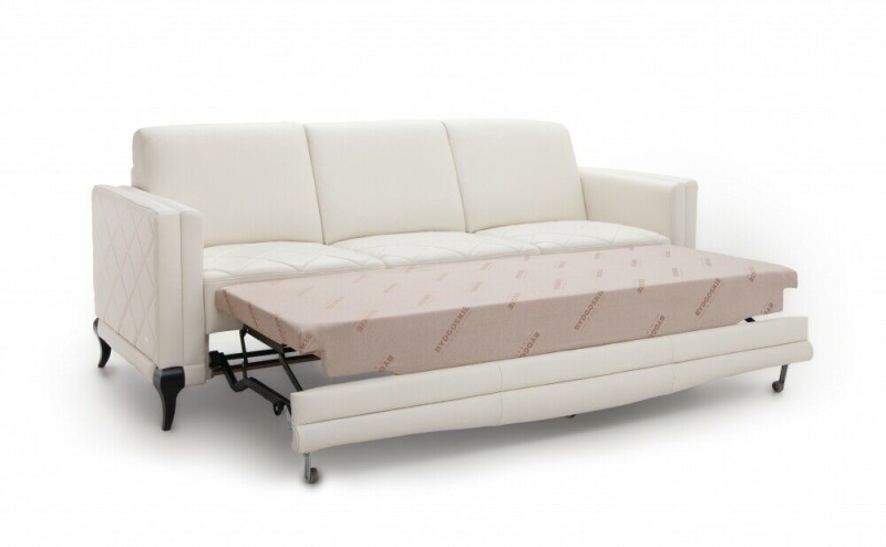 MODELL "LAVIANO", 3-SITZER SOFA MIT BETTFUNKTION, IN ECHTLEDER (NATURELLE & EVOLUTION , freie Farbwahl) !