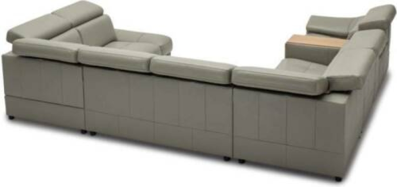 MODELL "URBANO", ECKSOFA IN ECHTLEDER ( EVOLUTION – freie Farbwahl ) !