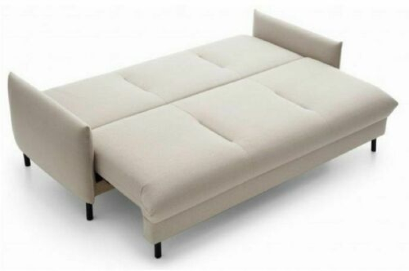 MODELL "NESTO", 3-SITZER SOFA MIT BETTFUNKTION, IN STOFF ( CAMELEON – freie Farbwahl ) !