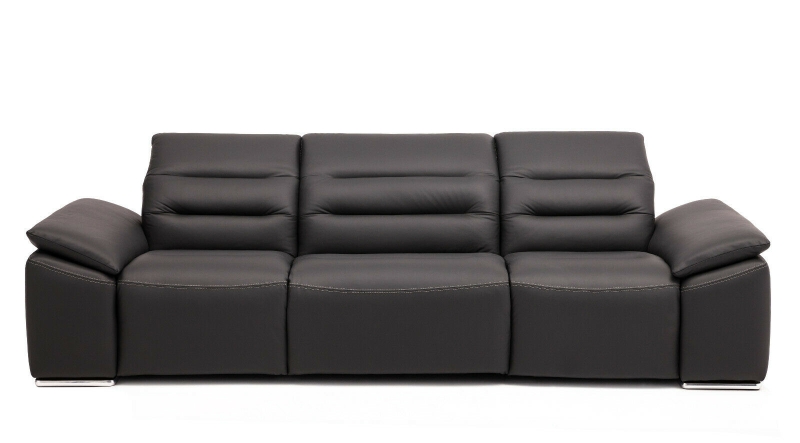 MODELL "IMPRESSIONE", 3-SITZER SOFA MIT RELAXFUNKTION, IN ECHTLEDER  !