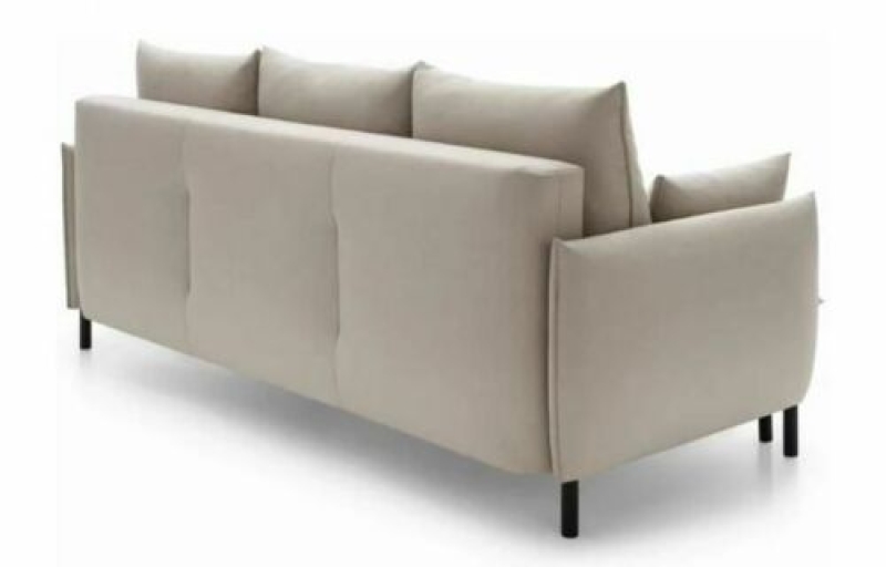 MODELL "NESTO", 3-SITZER SOFA MIT BETTFUNKTION, IN STOFF ( CAMELEON – freie Farbwahl ) !