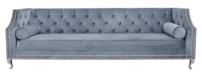 MODELL "PALMIERI" 3-SITZER SOFA IN SAMTSTOFF PREMIUM