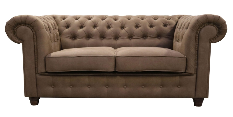 MODELL:  " CHESTERFIELD EMPIRE " 2-SITZER SOFA IN SAMTSTOFF VELVET PREMIUM