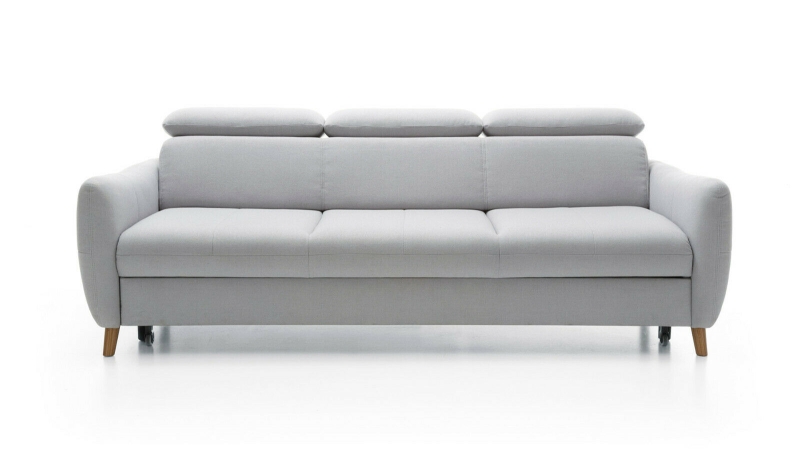 MODELL "HUGO", 3-SITZER SOFA MIT BETTFUNKTION, IN ECHTLEDER ( EVOLUTION , freie Farbwahl ) !