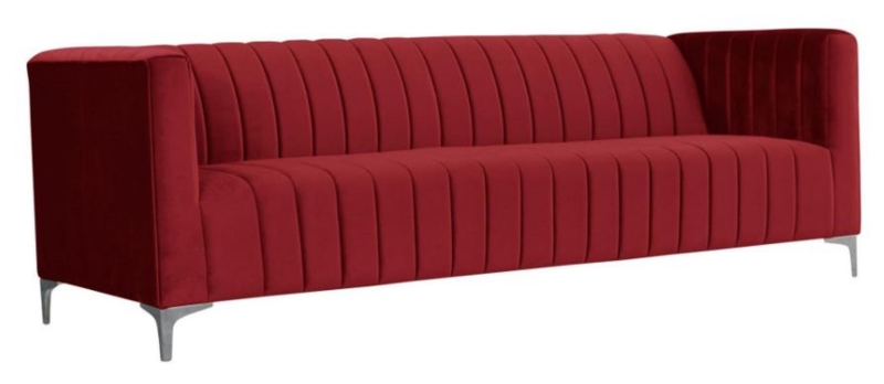 MODELL "AVEIRO" 3-SITZER SOFA IN SAMTSTOFF PREMIUM