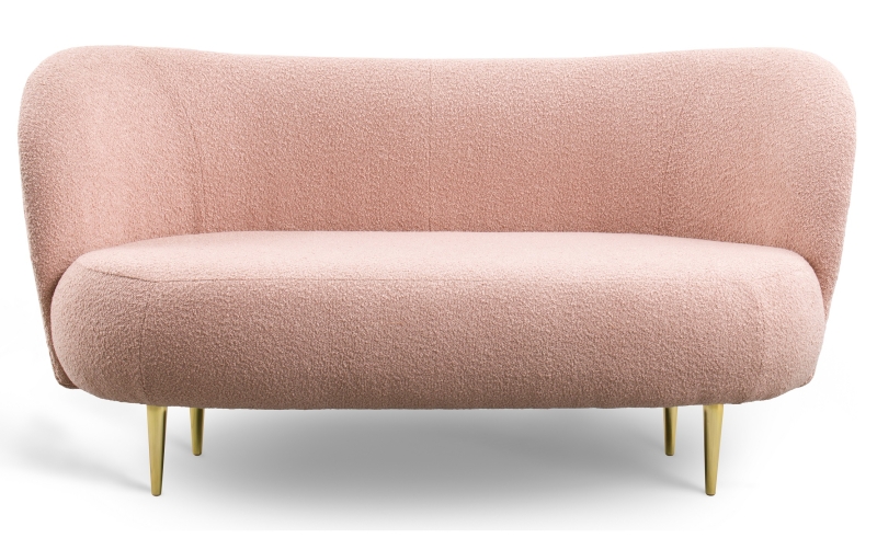 MODEL „ALDO” 3-SITZER SOFA IN STOFF BOUCLE