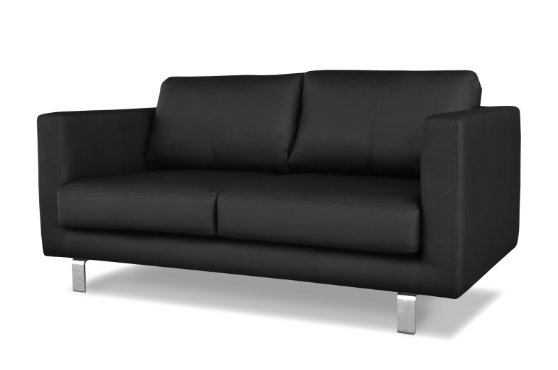 MODELL „BOSTON“ 2 - SITZER SOFA IN LEDER LOOK PREMIUM