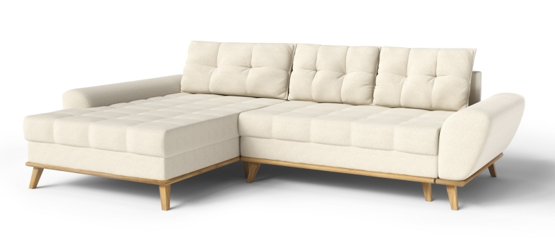 MODELL "BALTICO" ECKSOFA IN SAMTSTOFF VELVET !